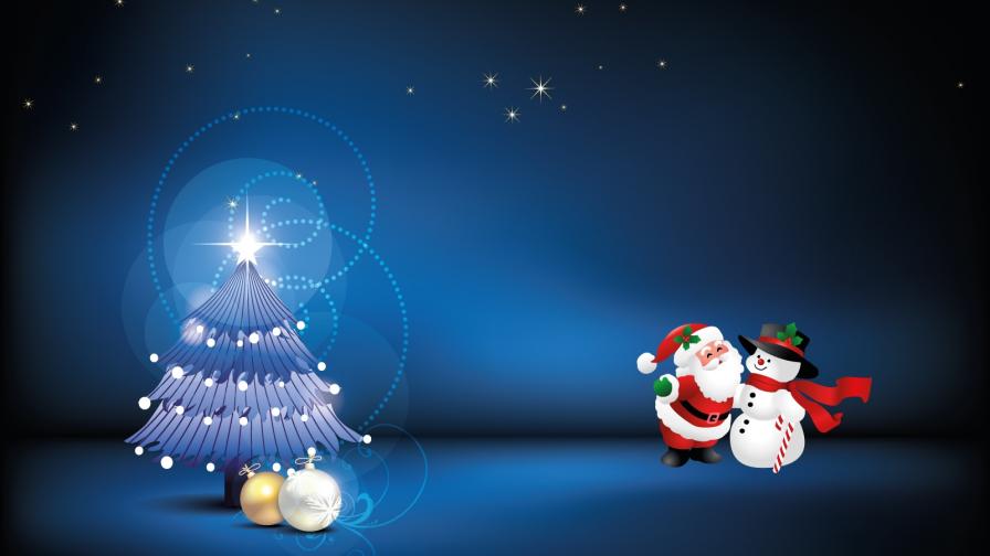 Blue Christmas Tree