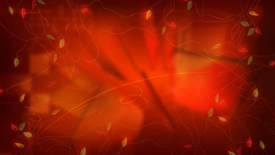 Christmas Lights Red