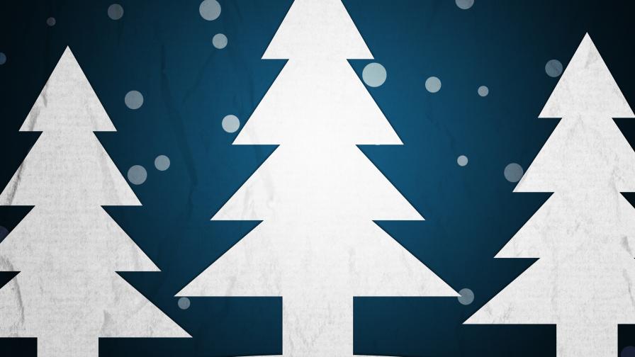 Christmas Trees Set