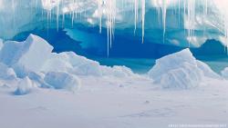 Icy Christmas Cave