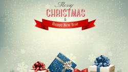 Merry Christmas And Happy New Year Presents