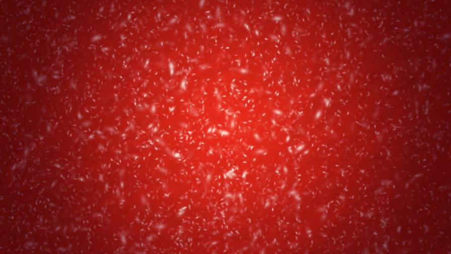 Red Snowy Christmas Background