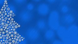 Stylish Blue Christmas