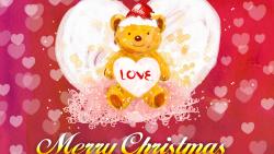 Teady Bear Xmas Card