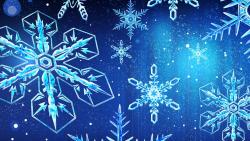 Xmas Flakes Background