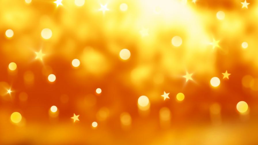 Yellow Christmas Background