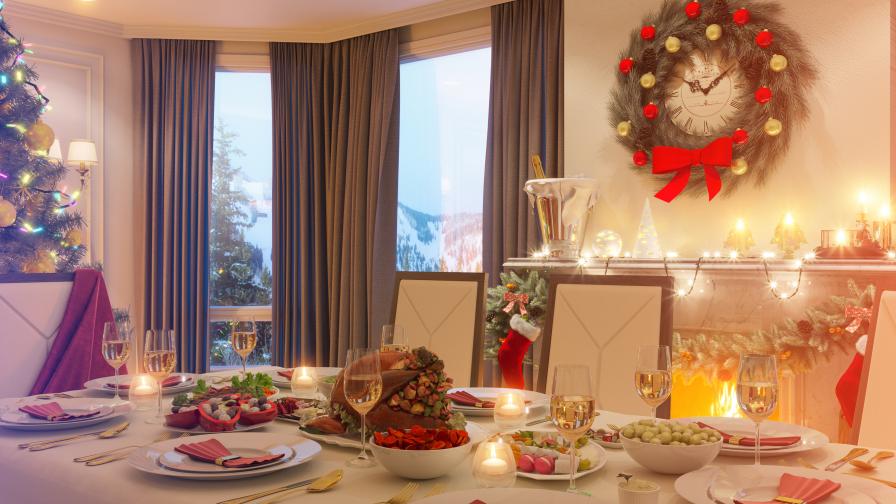 Merry Christmas Dinner Table